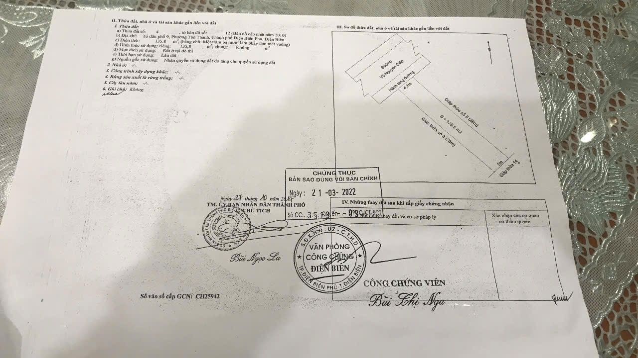 Đất thổ cư mặt đường Võ Nguyên Giáp 135.8m² - Kinh doanh thuận lợi, chính chủ bán!