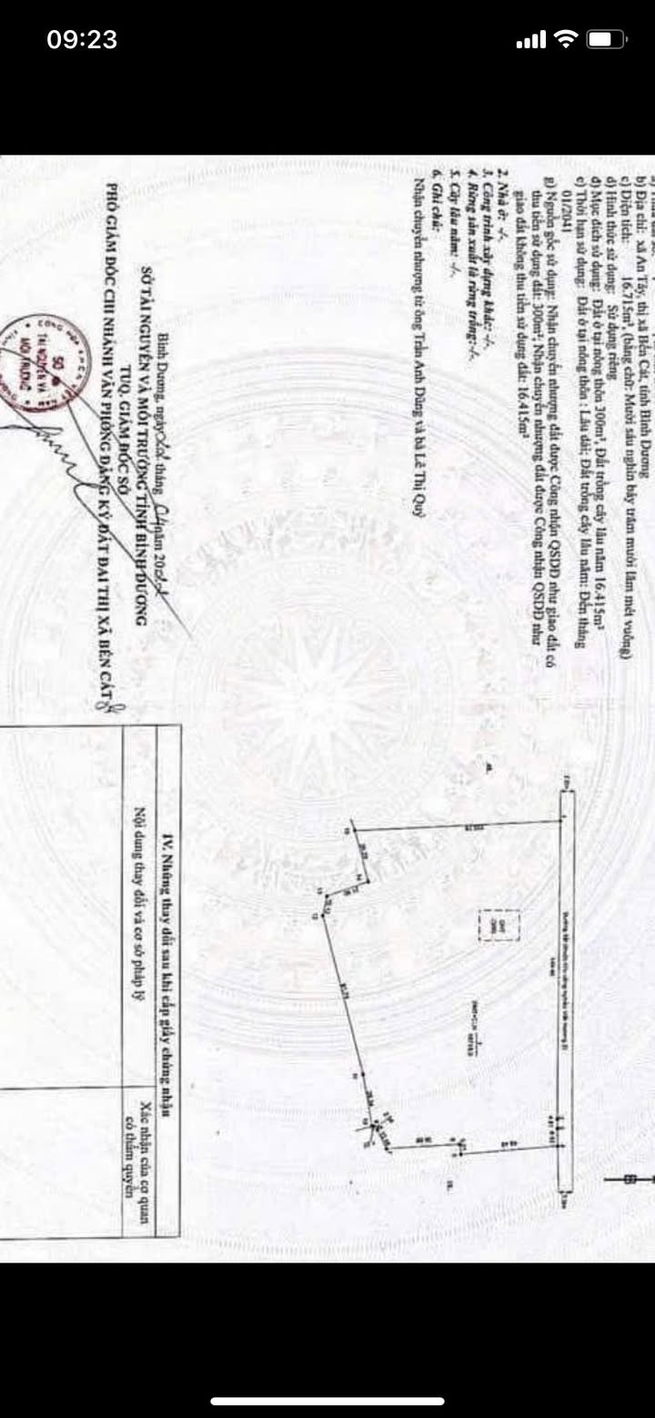 Đất nền An Tây Bến Cát 16.700m² giá 40 tỷ - Cơ hội đầu tư tuyệt vời!