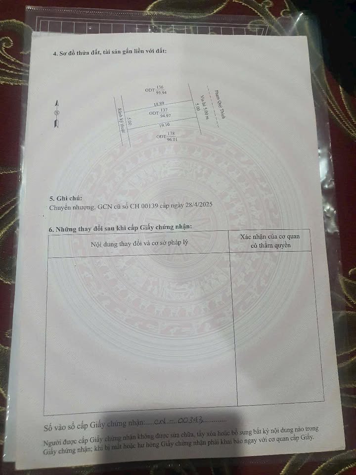 Bán Lô Đất Mặt Phố Phạm Quý Thích - Tứ Minh 95m² giá 5 tỷ - Kinh doanh thuận lợi!