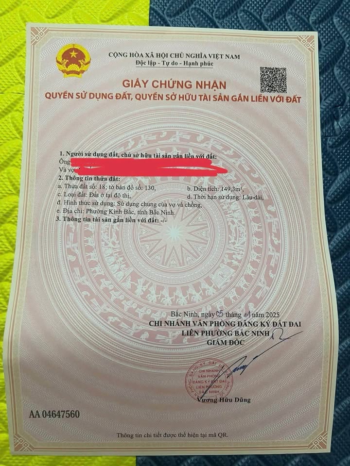 Đất nền Kinh Bắc, Bắc Ninh 149m² giá 3 tỷ - Vị trí trung tâm thuận lợi!