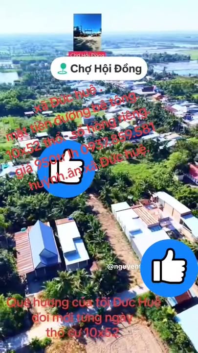 Đất nền Tân Hòa Bình - Bình Hòa Bắc 520m² giá 950 triệu - Đầu tư sinh lời nhanh!