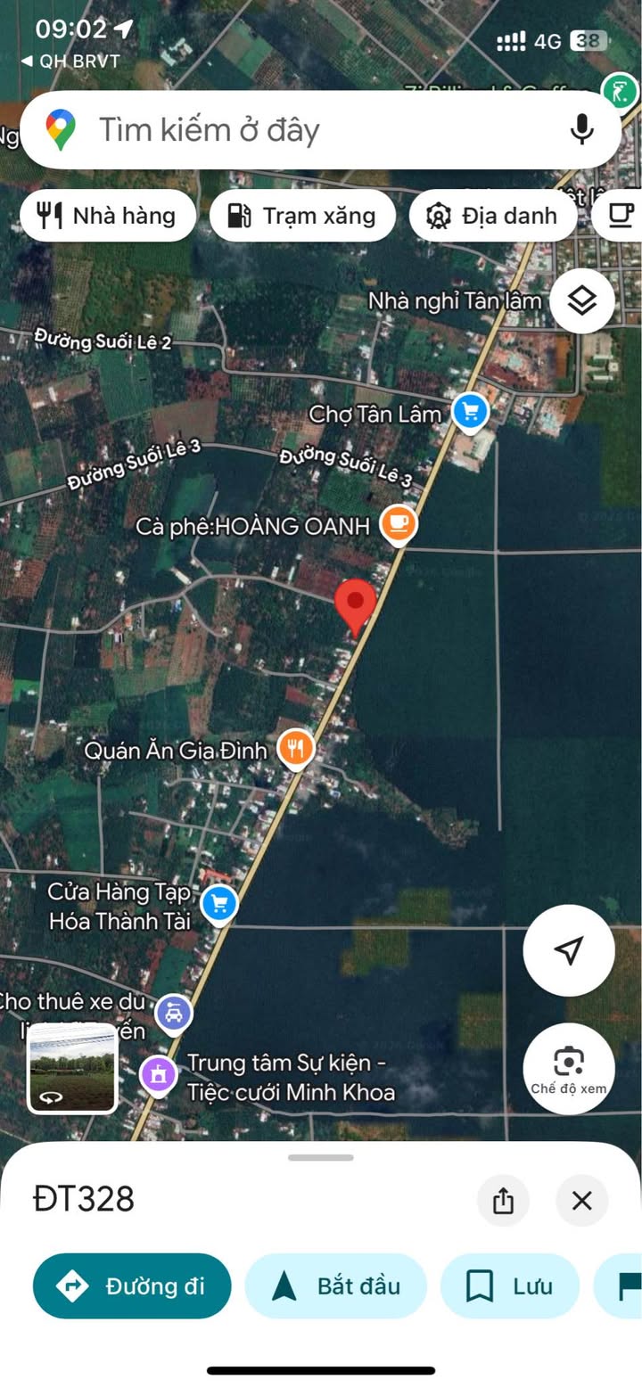 Bán gấp FrontHouse mặt tiền TL 328, đối diện chợ Tân Lâm, diện tích 330m² - Giá chỉ 3.1 tỷ!