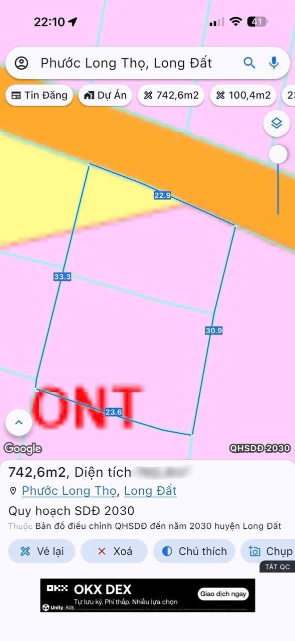 Đất nền Phước Long Thọ 742m² giá thỏa thuận - Đầu tư sinh lời ngay!