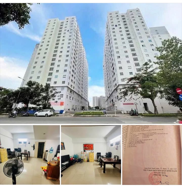 Chung cư 1050 Phan Chu Trinh, Bình Thạnh 60m² giá 3.65 tỷ - Sổ hồng chính chủ, vào ở ngay!
