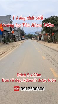 Đất thổ cư 115m² Thị trấn Sơn Thịnh - Gần trường học Phù Nham, giá thỏa thuận!