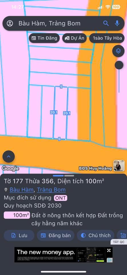 Nhà riêng Sông Thao, Bàu Hàm 120m² giá 1.49 tỷ - Sổ hồng chính chủ!