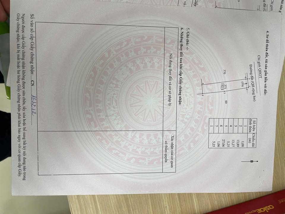 Đất thổ cư Phường Đạt Hiếu 546m² giá 650 triệu - Bán gấp, thương lượng ngay!