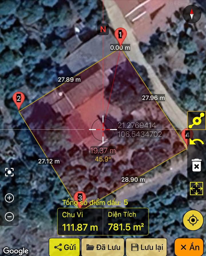 Đất Vô Tranh Lục Nam 800m² giá 1.2 tỷ - Sẵn nhà cấp 4, ô tô vào tận sân!