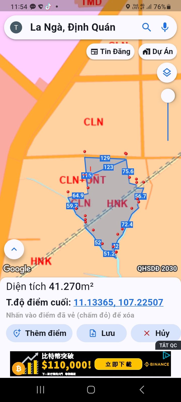 Đất nông nghiệp 4,1ha tại xã Túc Trưng, huyện Định Quán, giá 14.35 tỷ - Đầu tư sinh lời lý tưởng!