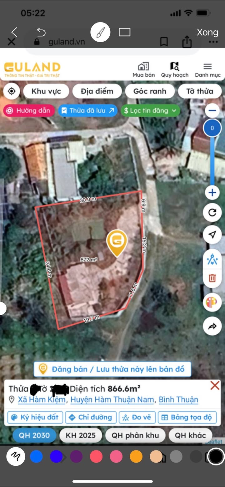 Bán nhà vườn nghỉ dưỡng tại Xã Hàm Kiệm, 866m² giá 1.7 tỷ - Đầu tư sinh lời tiềm năng