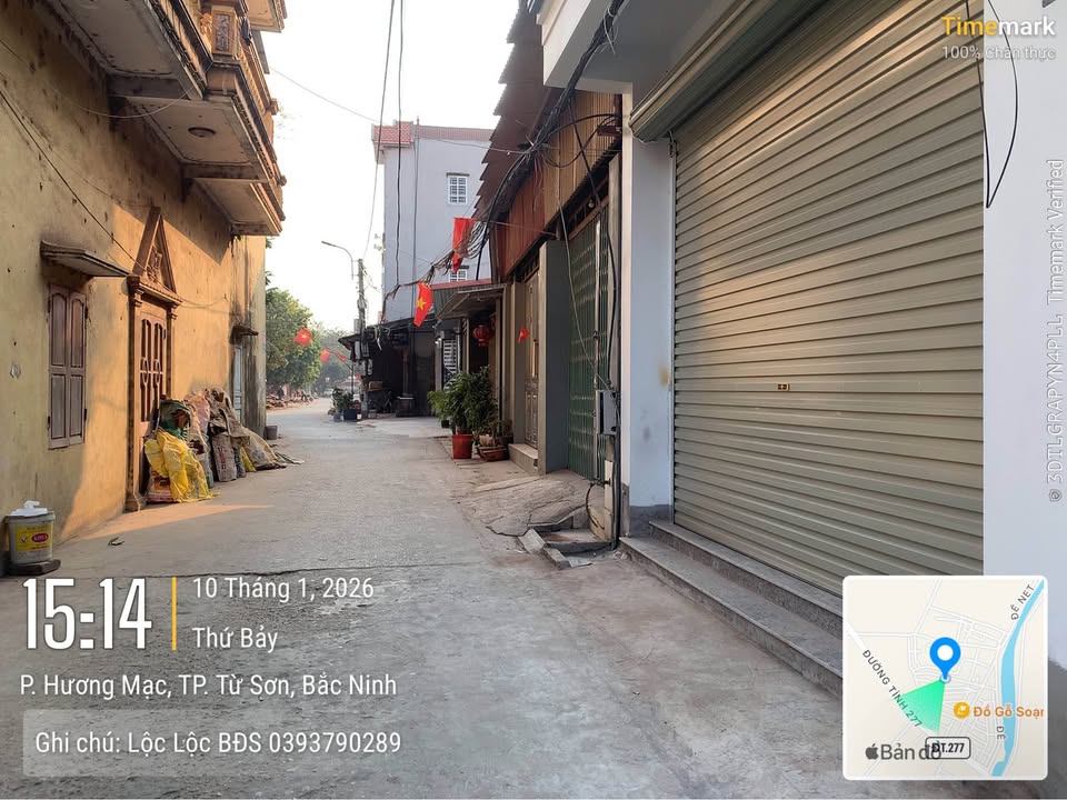 Nhà 3 tầng Mai Động - Hương Mạc 72.7m² giá chỉ 3 tỷ - Đường rộng ô tô tránh thoải mái!