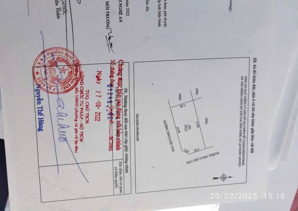 Bán đất 2 mặt đường hiếm tại Nghi Liên, Vinh - 125,5m² giá chỉ 2,x tỷ!