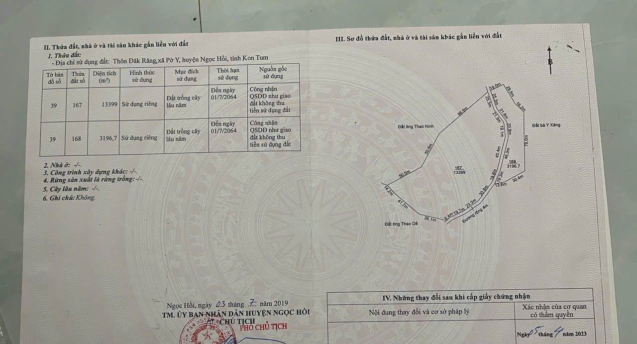 Đất Farm Ngọc Hồi Kon Tum 1.7ha chỉ 650 triệu - Sổ sẵn, thích hợp trồng cây ăn trái!