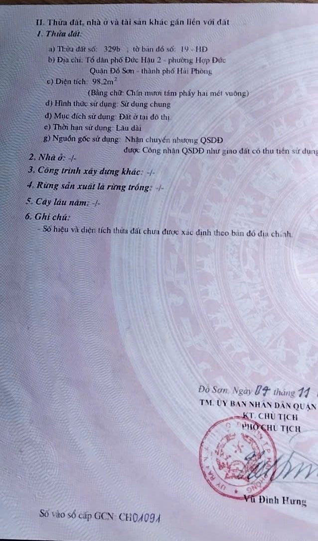 Đất TDP Đức Hậu, Đồ Sơn 98m² giá 1.8x tỷ - Cơ hội đầu tư tuyệt vời!