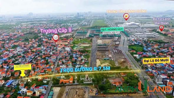 Đất nền Dương Quan, Thủy Nguyên 77.5m² giá 6 tỷ - Vị trí đắc địa gần chợ!