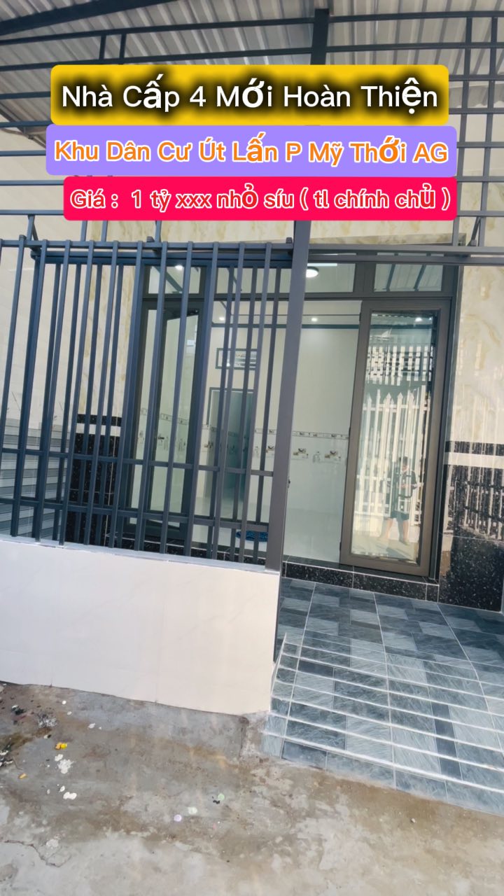 Nhà cấp 4 Khu Dân Cư Út Lấn, Long Xuyên 71.6m² giá 1 tỷ - Chính chủ, thương lượng!