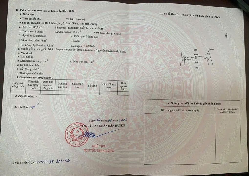 Đất Nền 2 Mặt Tiền Nhuận Đông, Bình Giang, Hải Dương 80m² - Sổ Đỏ Chính Chủ, Giá Chỉ 600 Triệu!