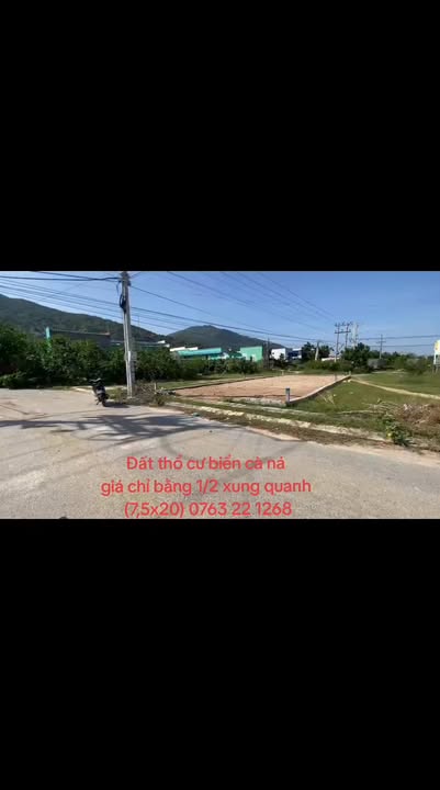 Lô đất thổ cư 150m² xã Cà Ná 1.35 tỷ - Cơ hội đầu tư hiếm có!