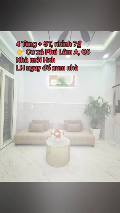 Nhà riêng Cư Xá Phú Lâm A, Quận 6 - 67m² giá 7.5 tỷ - Sẵn sàng vào ở ngay!