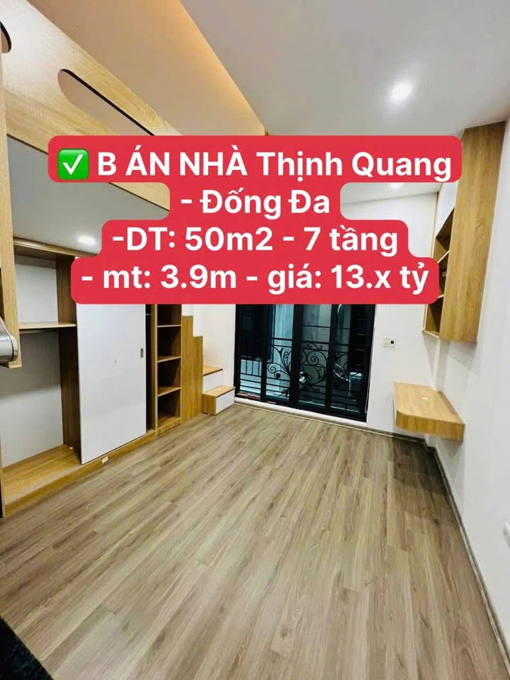 Nhà phố Thịnh Quang Đống Đa 50m² giá 13 tỷ - Đầu tư sinh lời ngay lập tức!