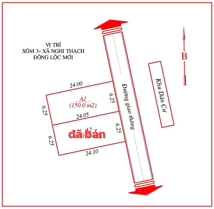Đất nền Nghi Thạch 150m² chỉ 1.4 tỷ - Cơ hội vàng cho nhà đầu tư!