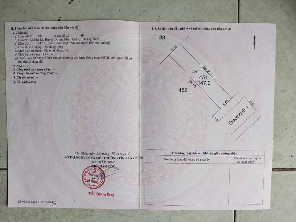 Đất thổ cư Chà Là 148.25m² giá 8XX triệu - Bán gấp, pháp lý rõ ràng!