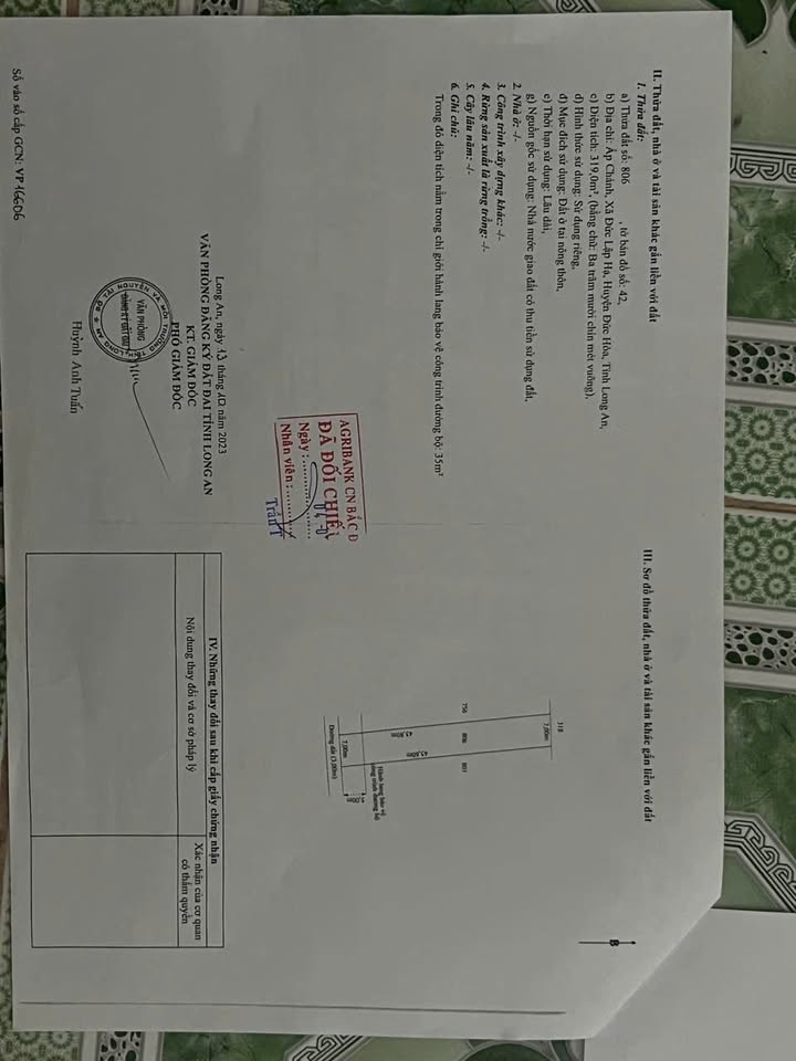 Đất thổ cư Đức Lập Hạ 315m² giá 850 triệu - Cơ hội đầu tư tuyệt vời!