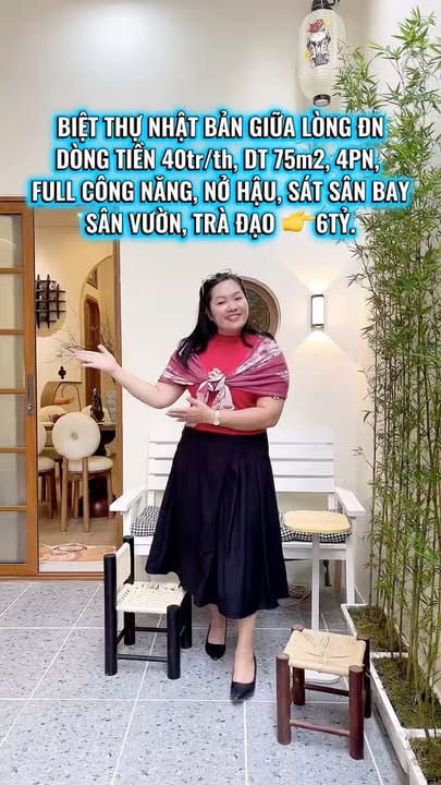 Biệt thự Nhật Bản tại Khu Trà Đạo Đà Nẵng 75m² giá 40 triệu/tháng - Dòng tiền ổn định!