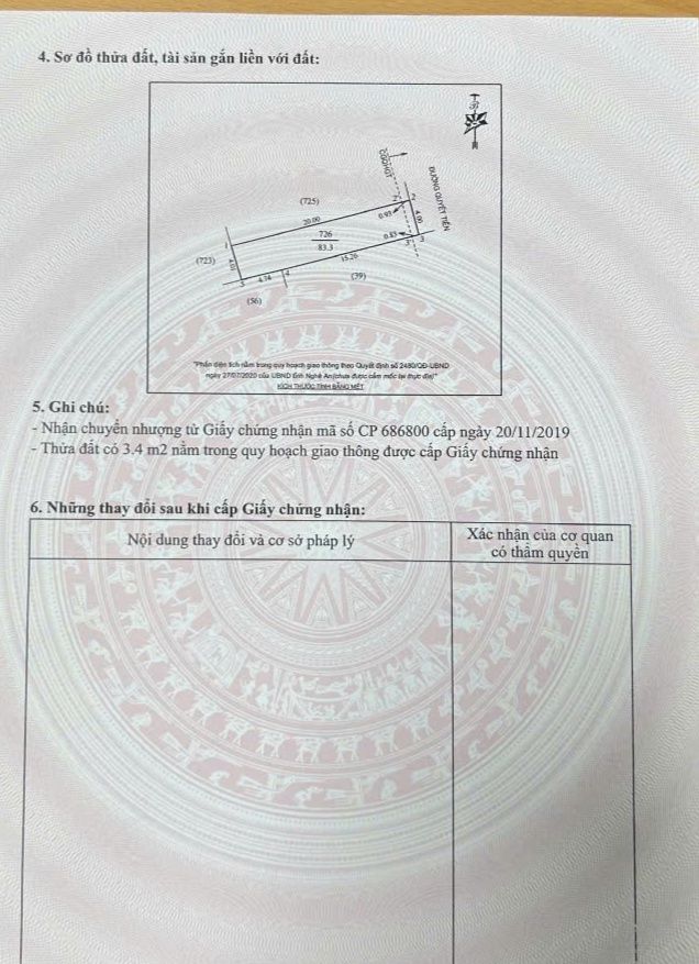 Đất nền mặt đường Quyết Tiến, Nghi Kim 83,3m² giá 2,3 tỷ - Đường quy hoạch 18m!