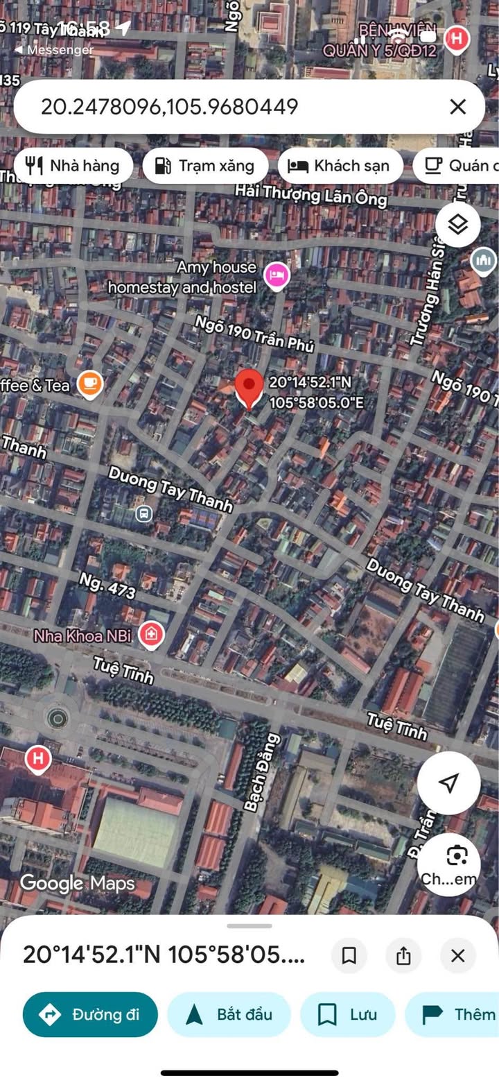 Đất nền Trần Phú, Ninh Bình 45m² giá 1 tỷ - Cơ hội đầu tư hấp dẫn!