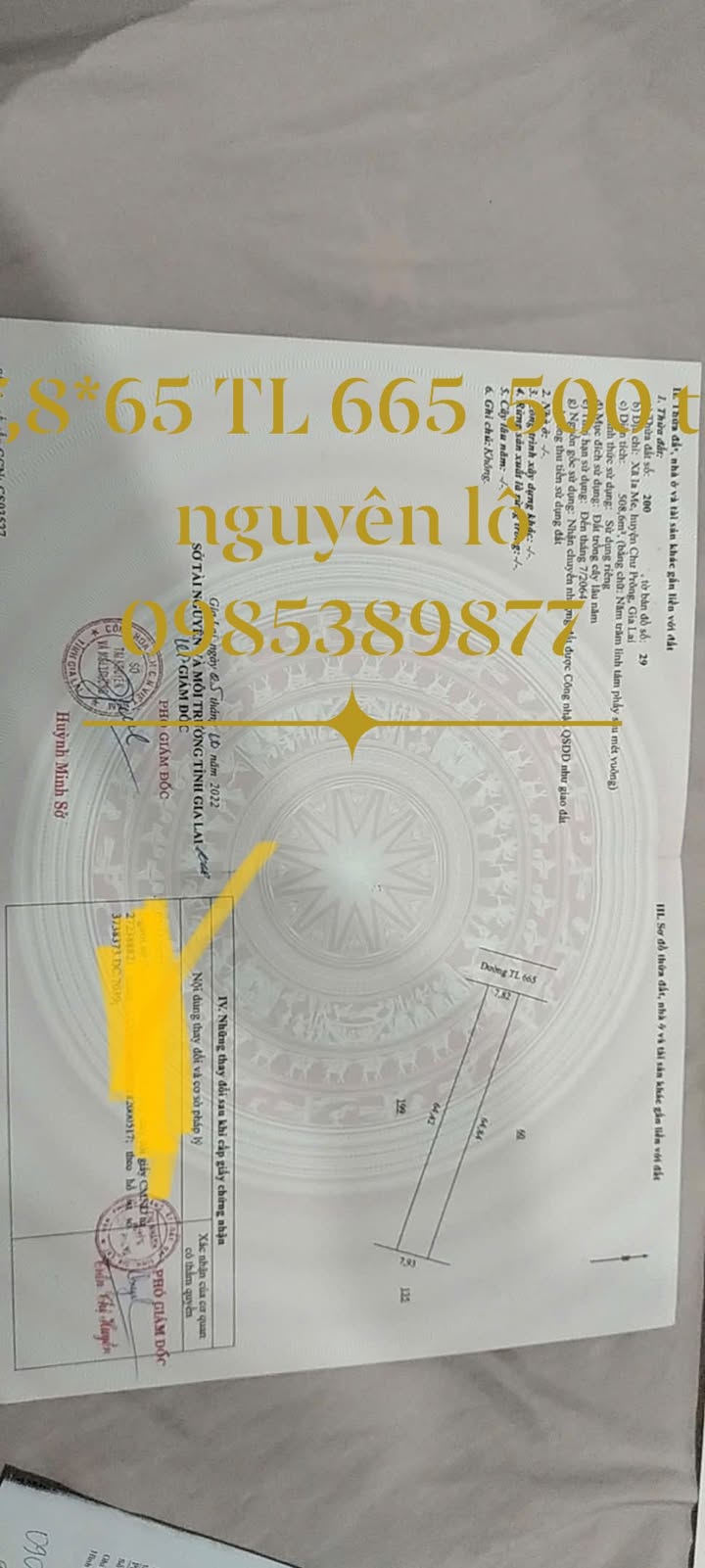 Đất nền xã Ia Kly, huyện Chư Prông, Gia Lai 520m² - Giá chỉ 500 triệu, đầu tư sinh lời!