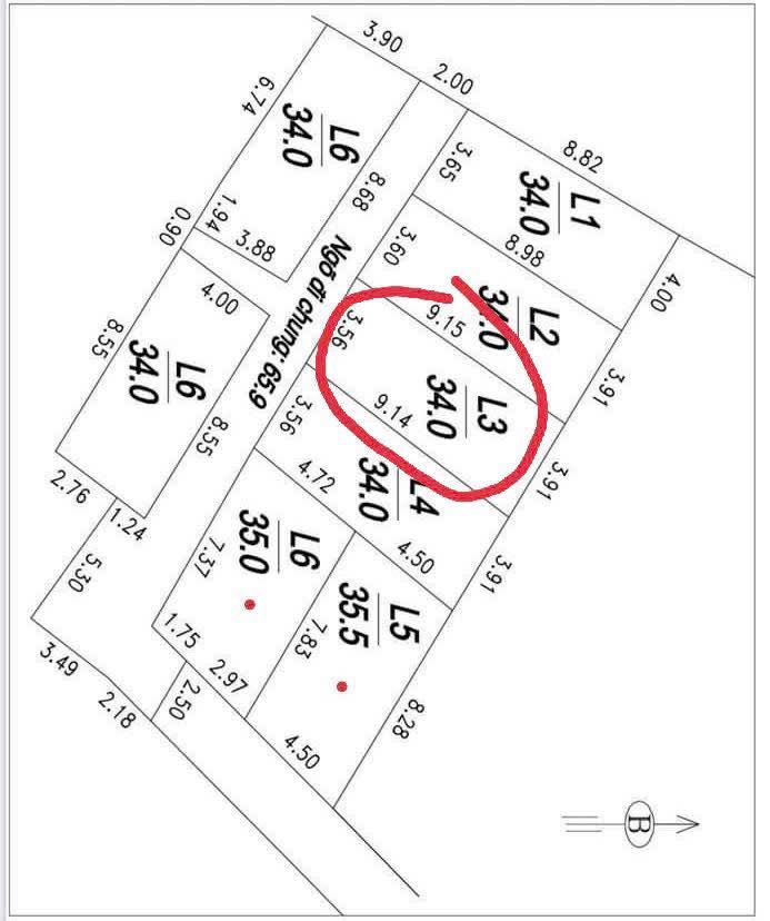 Đất nền Lk3 Kim Bài 34m² giá 2.1 tỷ - Đường ô tô vào tận nơi!