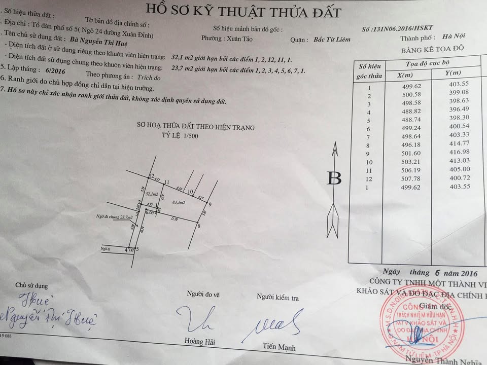 Đất nền chính chủ Phường Xuân Đỉnh 138m² giá đầu tư - Cơ hội vàng cho bạn!