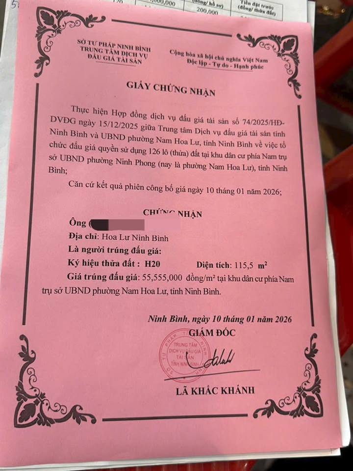 Đất đấu lô đầu ve Ninh Phong 115.5m² giá 400 triệu - Cơ hội đầu tư hấp dẫn!