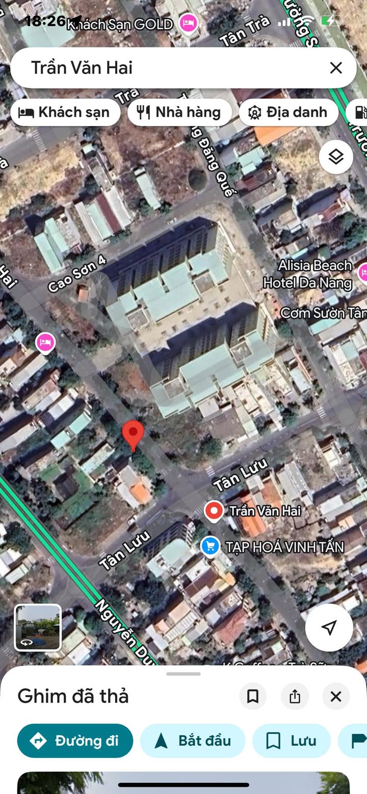 Đất nền chính chủ Trần Văn Hai, Ngũ Hành Sơn, Đà Nẵng 102m² - Sổ hồng rõ ràng!