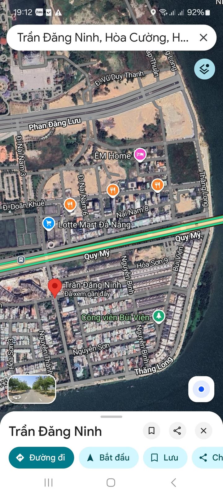 Đất mặt tiền Trần Đăng Ninh, Quận Hải Châu, 112,5m² giá 13 tỷ - Cơ hội đầu tư sinh lời!