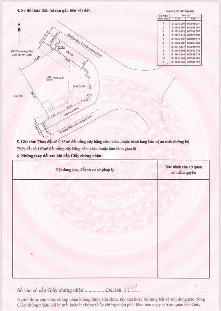 Đất nền góc 2 mặt tiền Nguyễn Hữu Cảnh, Thủ Dầu Một 618.6m² - Đầu tư sinh lời hấp dẫn!