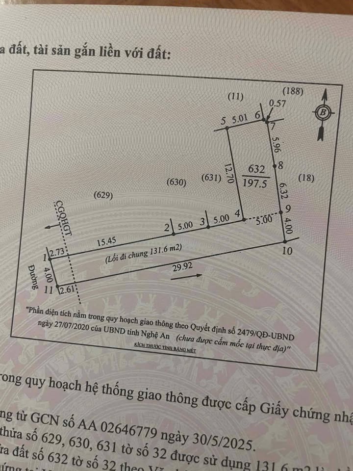 Đất nền Phúc Hậu, Trà Cú 63m² giá 1.2 tỷ - Chính chủ cần bán gấp!