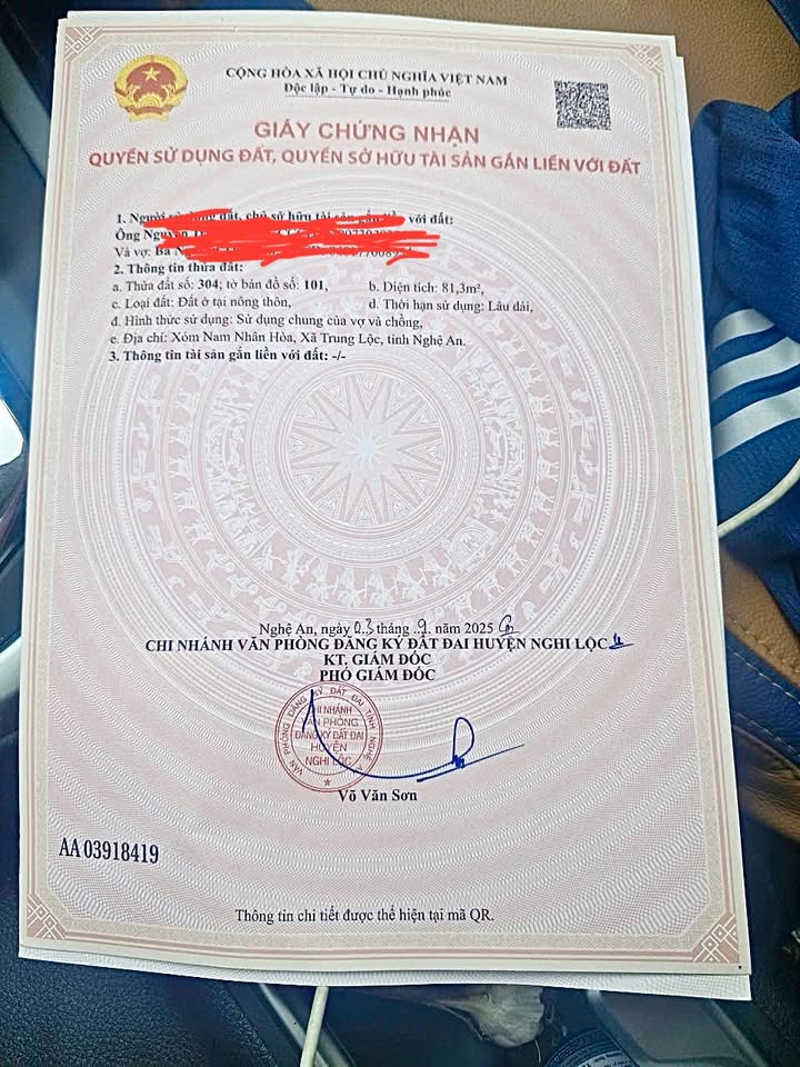 Đất thổ cư 81m² tại WHA, Nghi Long - Gần KCN và trường học!