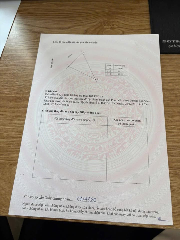 Đất nền Phường Xuân Hoà, TP Phúc Yên 80m² giá 600 triệu - Cơ hội đầu tư sinh lời!