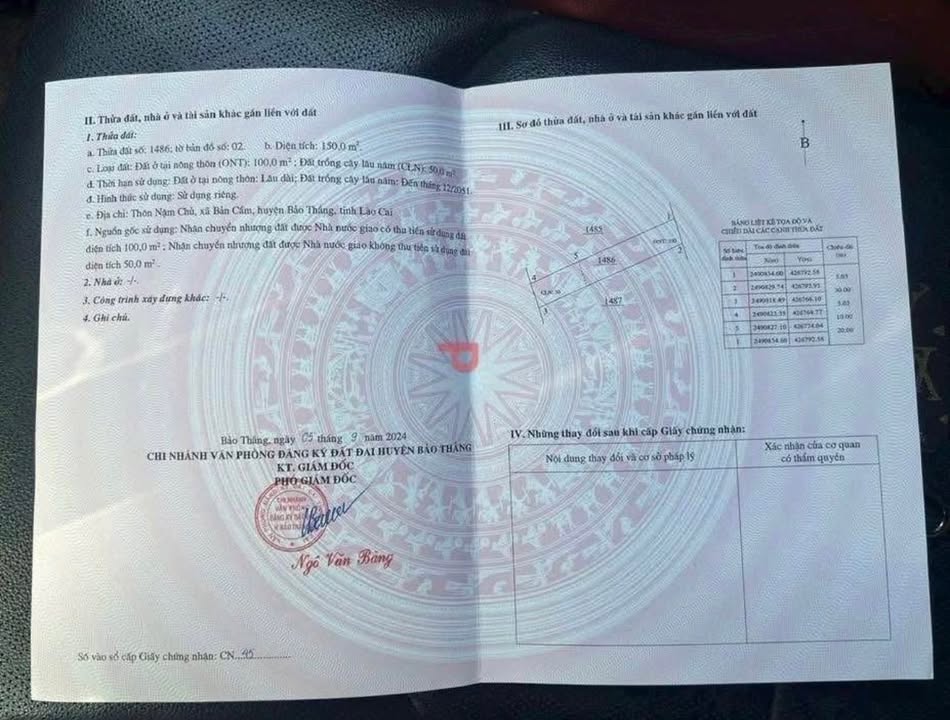 Đất thổ cư Bản Phiệt, Lào Cai 150m² giá 600 triệu - Sổ hồng chính chủ, đầu tư sinh lời!