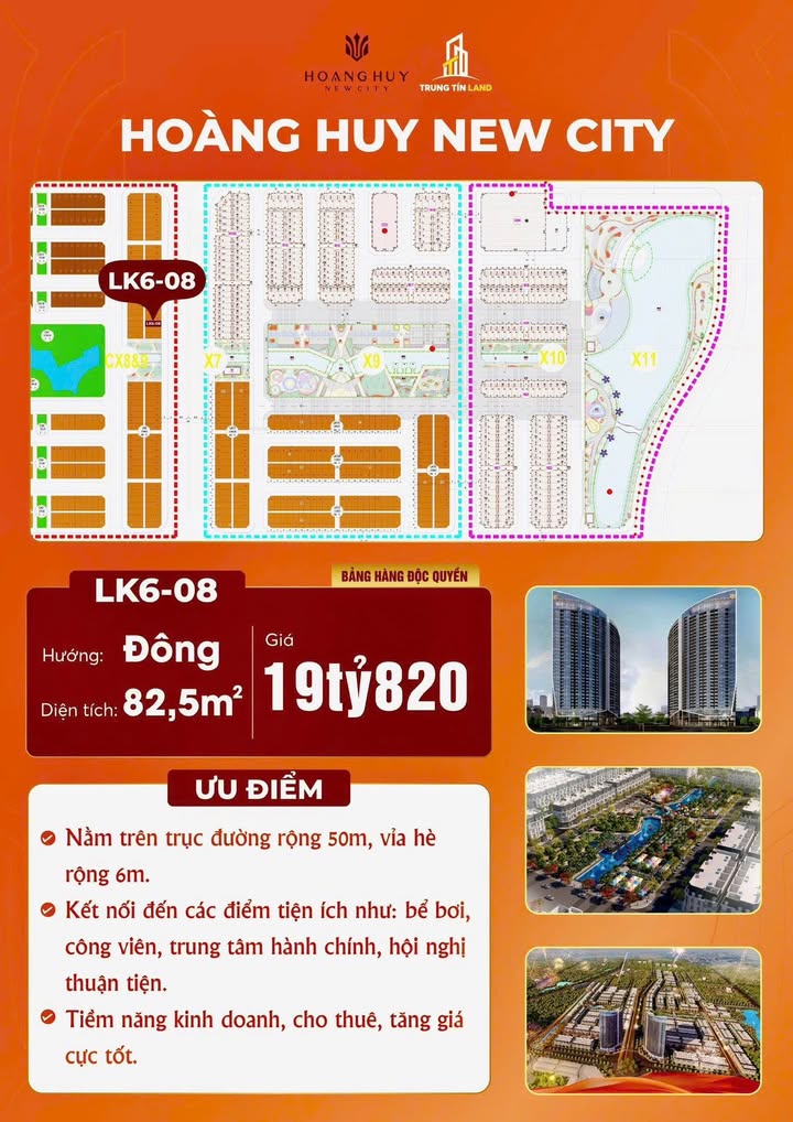 Shophouse Hoàng Huy New City Thủy Nguyên 82.5m² - Đầu tư sinh lời bền vững!