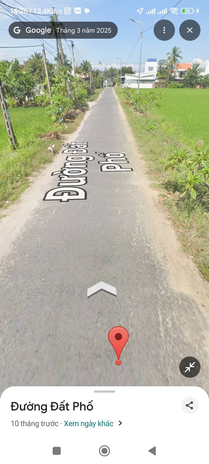 Đất nền 3 sào mặt tiền đường nhựa Diên An - Giá chỉ 2.6 tỷ hấp dẫn!