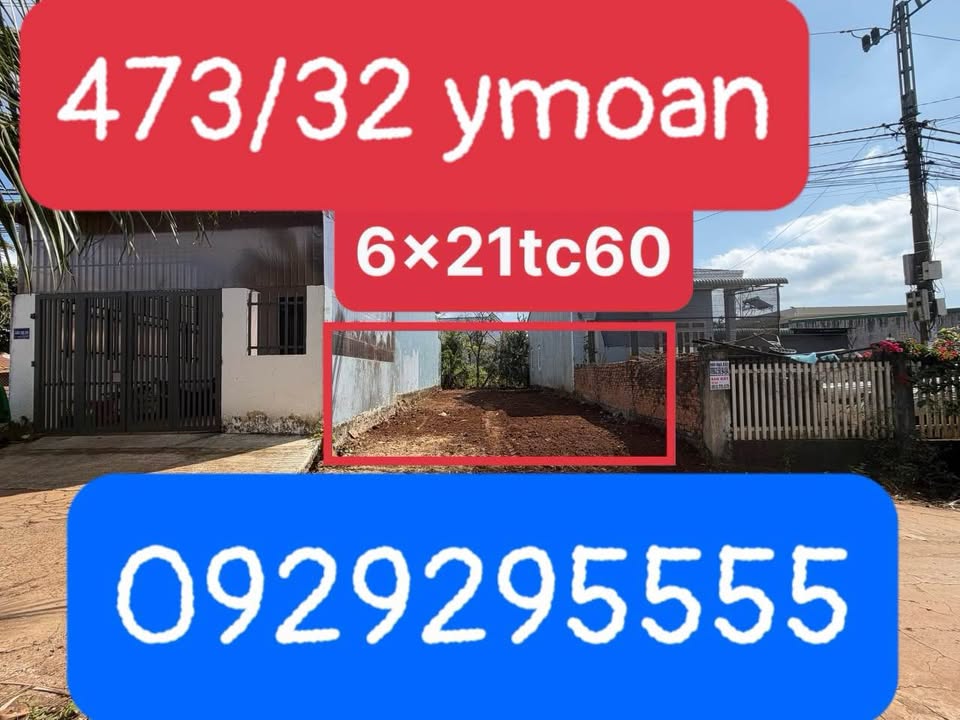 Đất nền Phường Buôn Ma Thuột 126m² giá 2.29 tỷ - Sổ hồng chính chủ, đầu tư sinh lời!