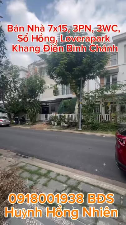Nhà phố Lovera Park Bình Chánh 105m² giá 8 tỷ - Sổ hồng chính chủ, miễn phí tiện ích!