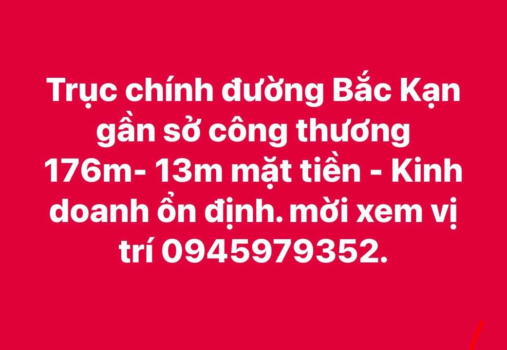 Bán FrontHouse tại Phường Phan Đình Phùng, Thái Nguyên - Diện tích 176m², Giá thỏa thuận, Vị trí vàng!