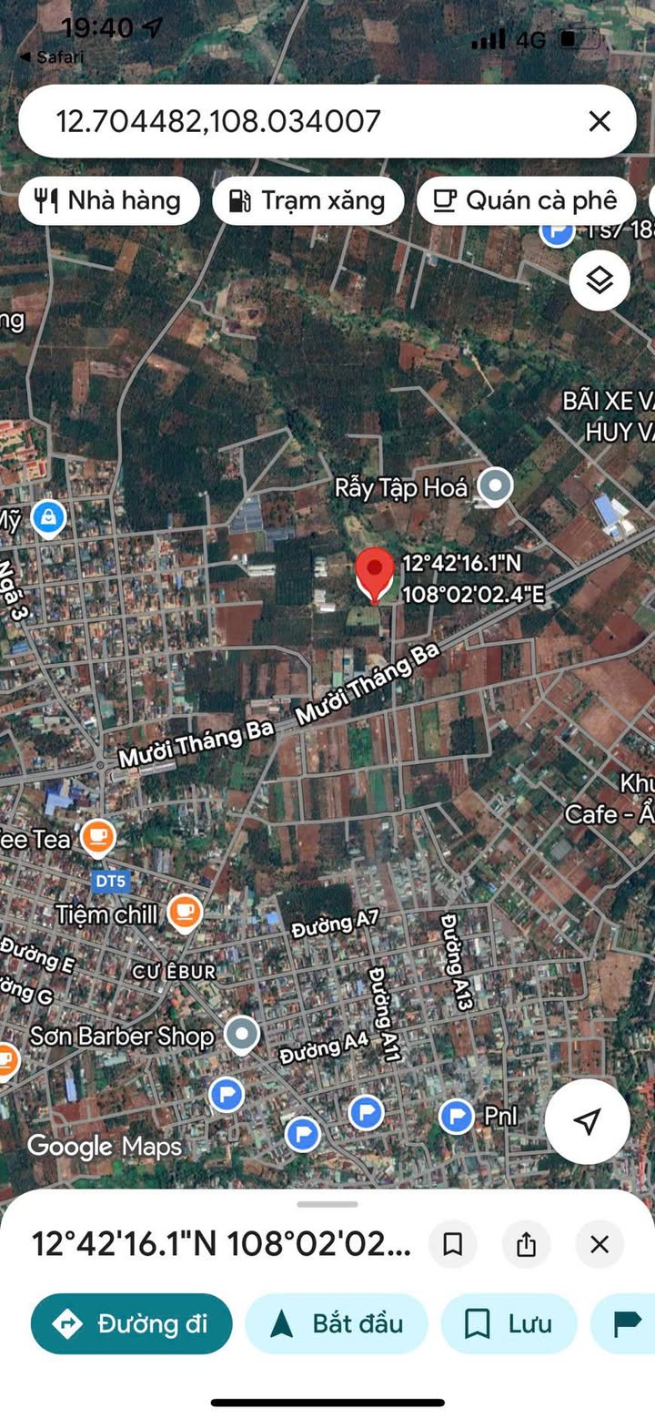 Đất Sào 2108m² Phường Buôn Ma Thuột - Giá 3 tỷ - Tiềm năng đầu tư lớn!