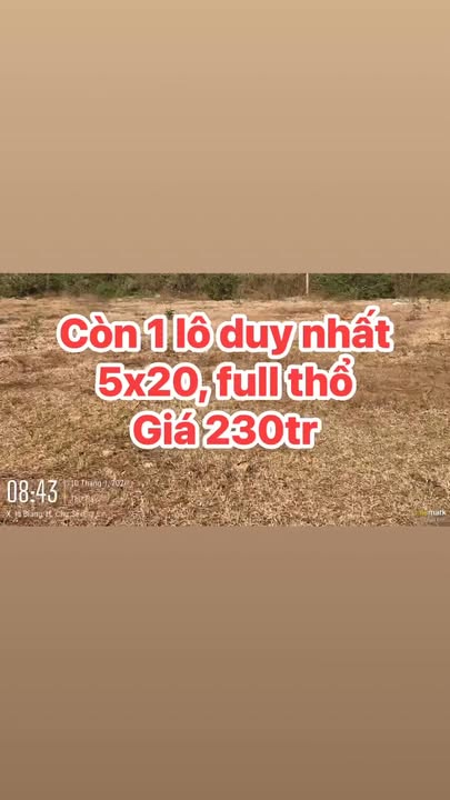Đất nền Phù Mỹ, Chư Sê 100m² giá 230 triệu - Cơ hội đầu tư hiếm có!