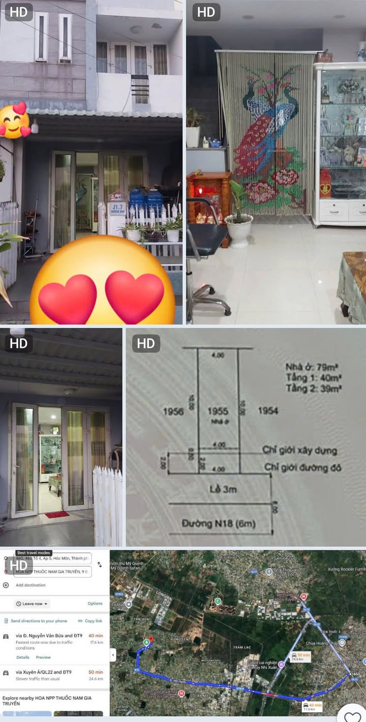 Nhà 1 trệt 1 lầu tại Cát Tường Phú Sinh 50m² giá 1.25 tỷ - Dọn vào ở ngay!