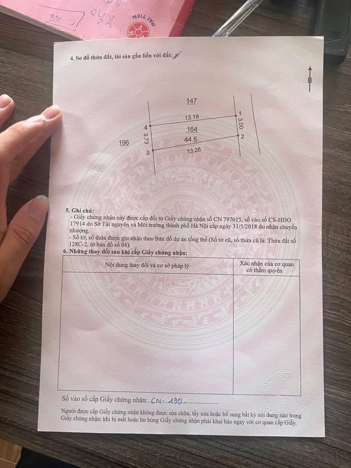 Đất nền Phường Chương Mỹ, Hà Nội 44.5m² giá 3 tỷ - Cơ hội đầu tư hấp dẫn!
